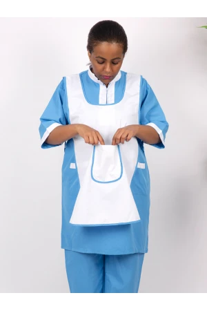 زي عاملات مع جيوب - 3قطع