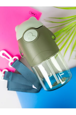 قارورة مياه وفوهة ومشبك إغلاق مع حزام قابل للفصل