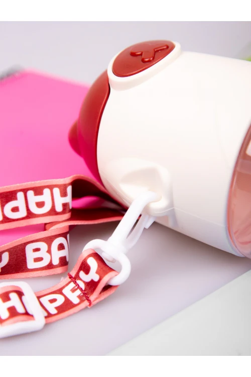 قارورة مياه وفوهة ومشبك إغلاق مع حزام قابل للفصل