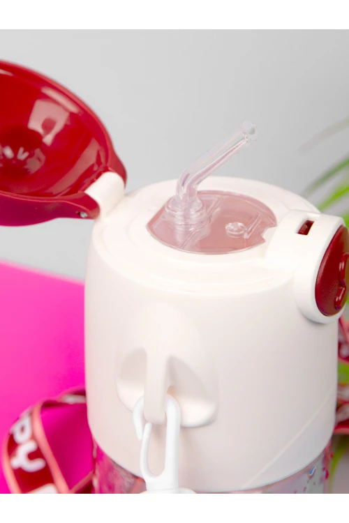 قارورة مياه وفوهة ومشبك إغلاق مع حزام قابل للفصل