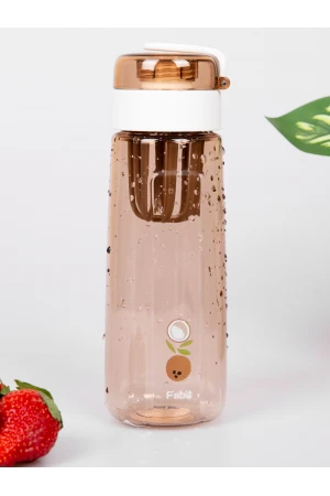 قارورة مياه بمصفاه للفواكه مع غطاء ومشبك إغلاق