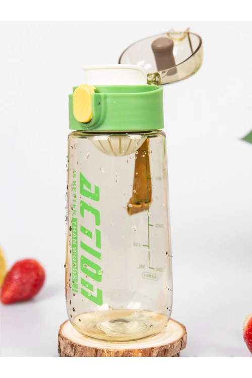 قارورة مياه بمصفاه و مؤشر مع غطاء  إغلاق