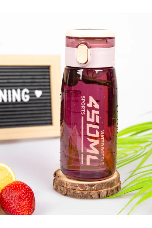 قارورة ماء مع مؤشر و غطاء  إغلاق