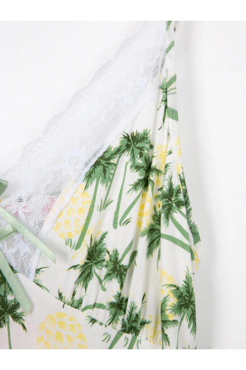 قميص نسائي ميدي مشجر