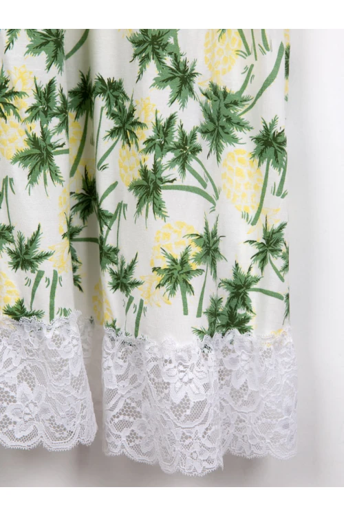 قميص نسائي ميدي مشجر