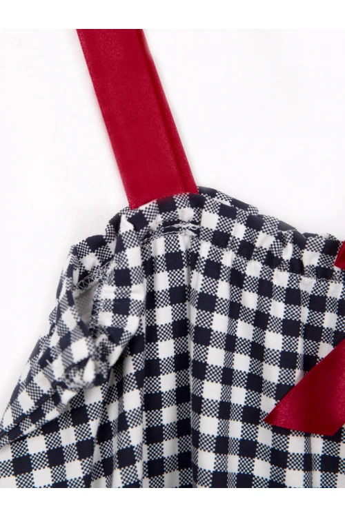 قميص نسائي بطبعة مربعات