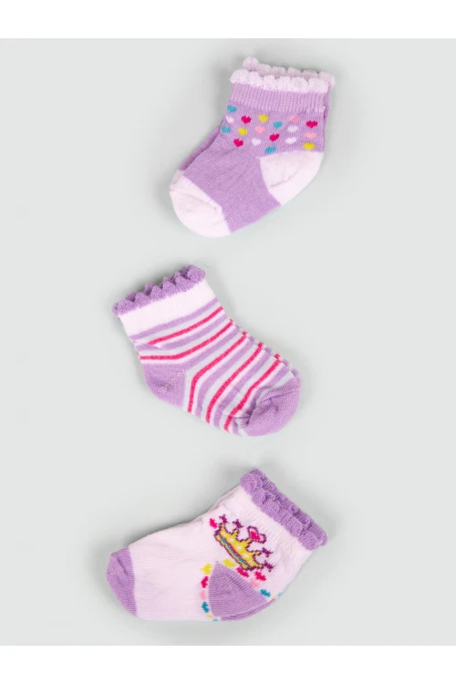 طقم جوارب مواليد- 3 قطع