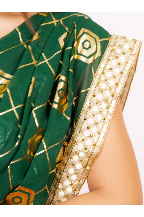 فستان يوم التأسيس بقصة يد مميزة