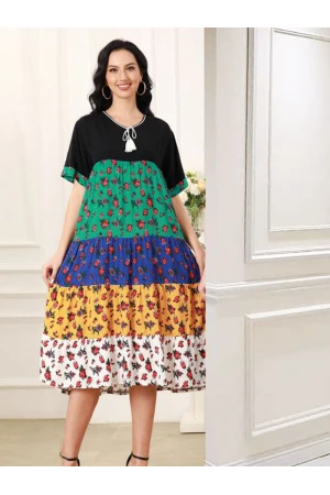 قميص تراثي متعدد الألوان