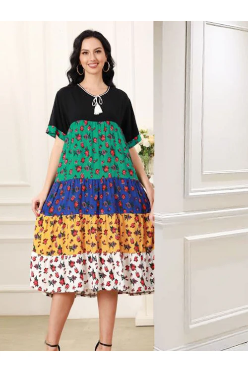 قميص تراثي متعدد الألوان