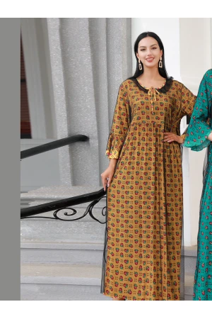 جلابية تراثية بطبعات