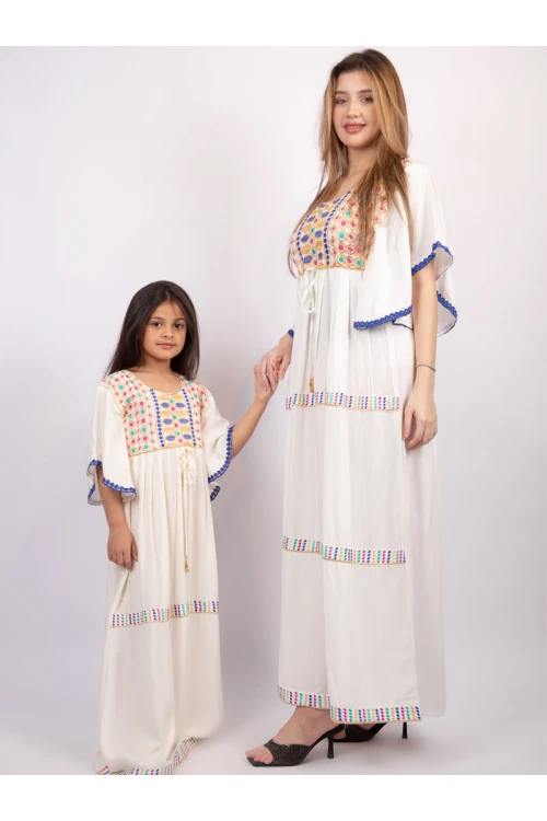 جلابية مميزة بنقش العربي