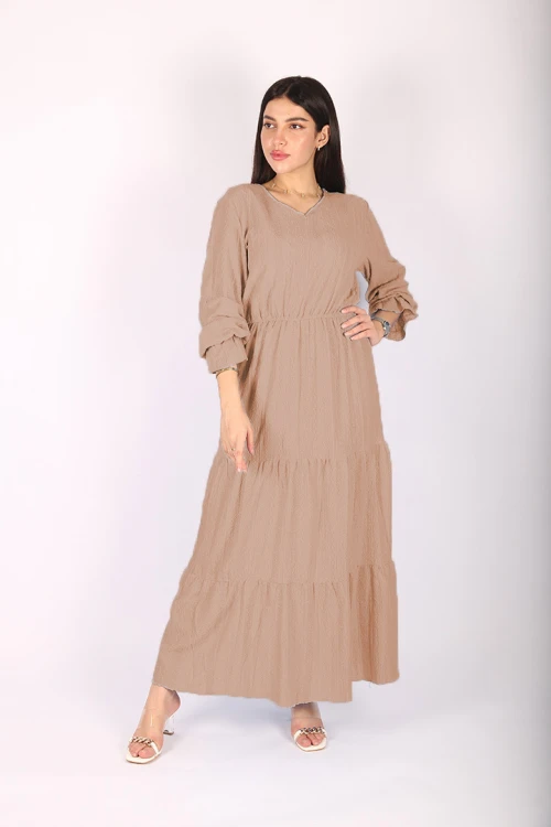 فستان أكمام طويلة