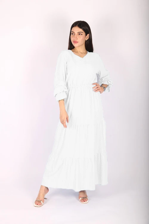 فستان أكمام طويلة