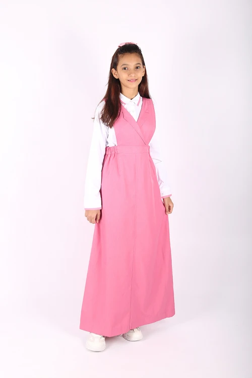 مريول فقط ياقه كبيرة و حزام مطاط