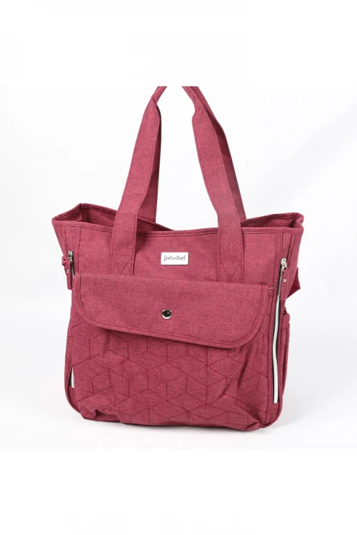 حقيبة مواليد جيوب أمامية وسحاب مغلق