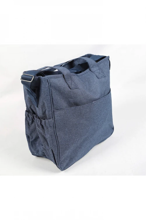 حقيبة مواليد جيوب أمامية وسحاب مغلق