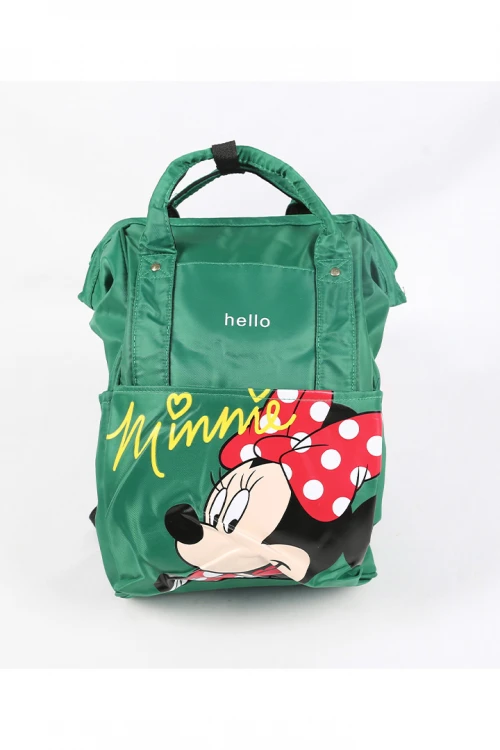 شنطة ماما بجيوب أمامية وسحاب مغلق