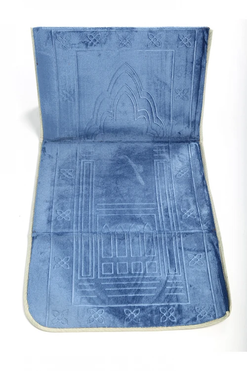 سجادة صلاة كرسي مخمل مزخرفة