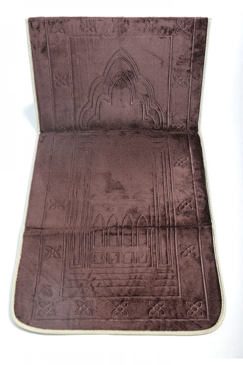 سجادة صلاة كرسي مخمل مزخرفة