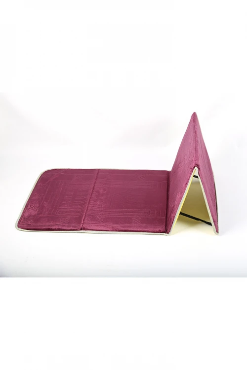 سجادة صلاة كرسي مخمل مزخرفة