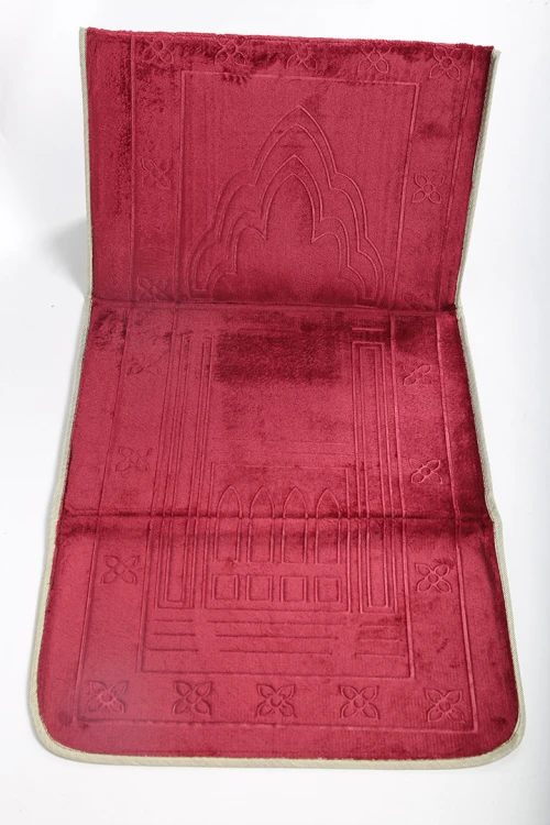 سجادة صلاة كرسي مخمل مزخرفة