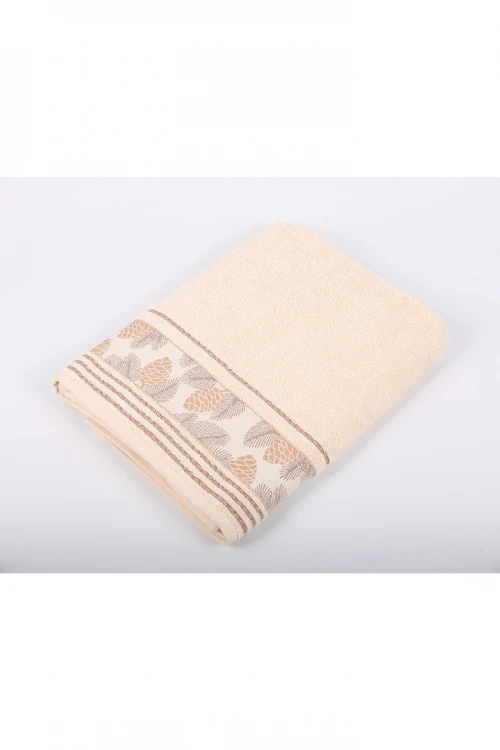 منشفة حمام ناعمة أطراف مزخرفة 90*170