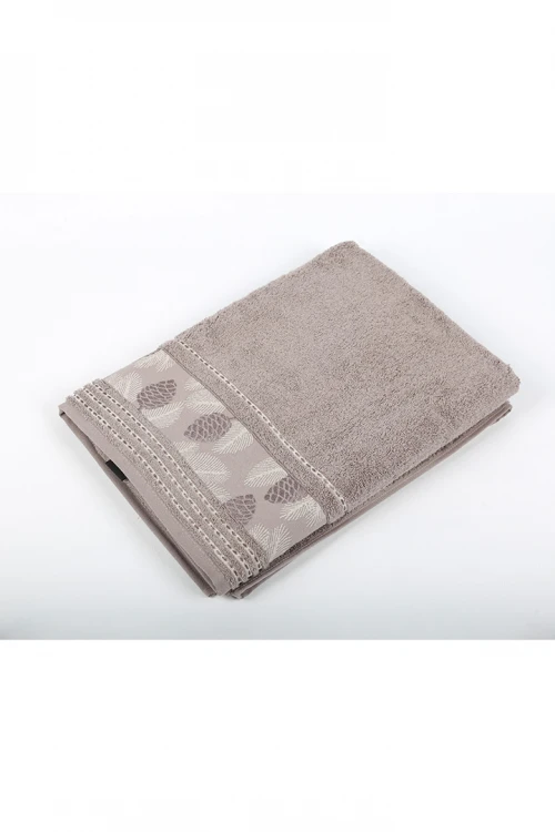 منشفة حمام ناعمة أطراف مزخرفة 90*170