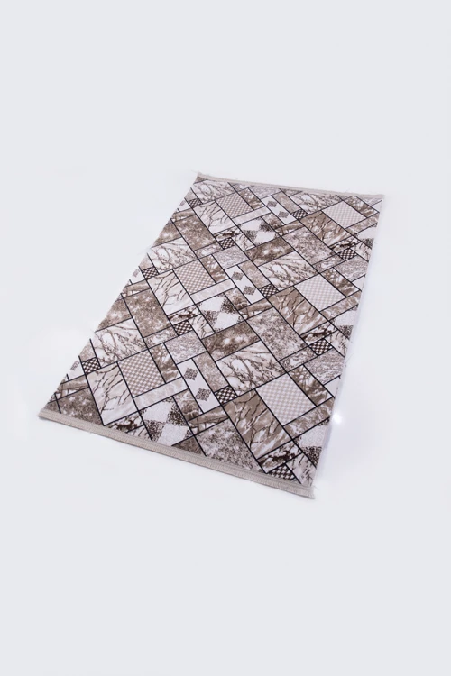 سجاد شكل مربعات متداخلة لون بني 180*120