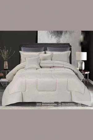 لحاف سرير نفرين قماش مايكروفيبر 8 قطع مقاس 220*240 