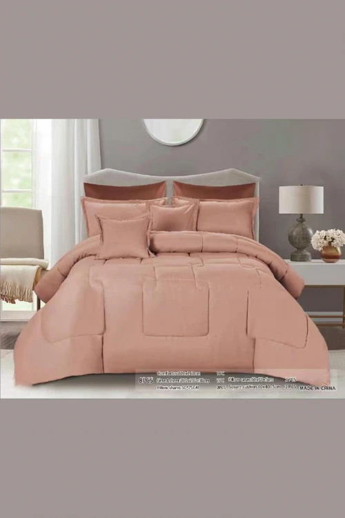 لحاف سرير نفرين قماش مايكروفيبر 8 قطع مقاس 220*240