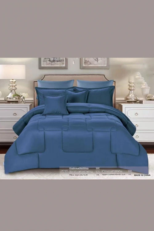 لحاف سرير نفرين قماش مايكروفيبر 8 قطع مقاس 220*240