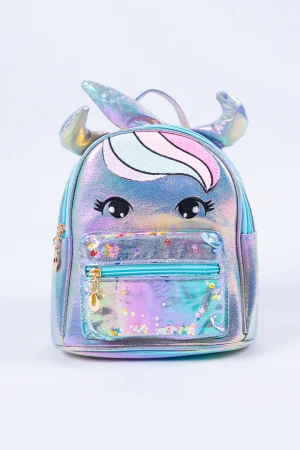 حقيبة أطفال ظهر يونيكورن متعددة الجيوب