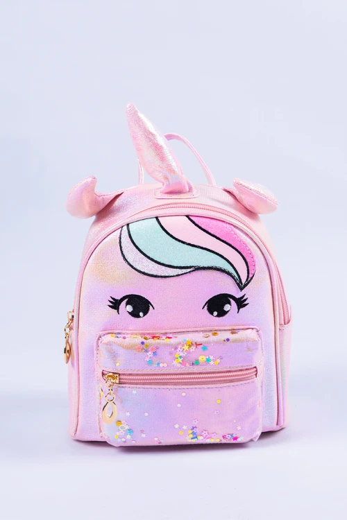 حقيبة أطفال ظهر يونيكورن متعددة الجيوب