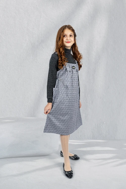 طقم بناتي شتوي قطعتين