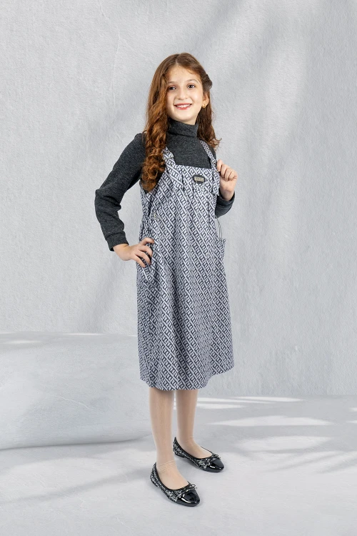 طقم بناتي شتوي قطعتين