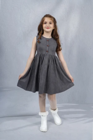 طقم بناتي شتوي جاكيت كاروهات 