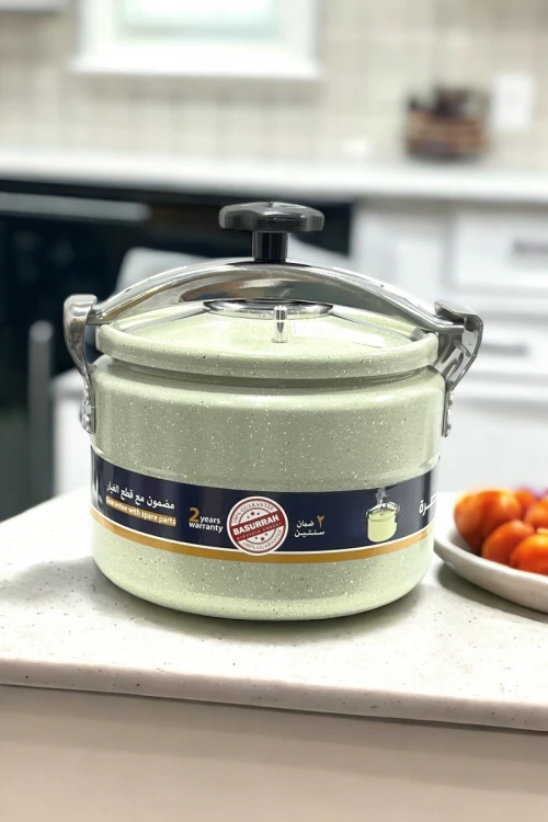 قدر ضغط جرانيت لون بيج 9 لتر مع ملحقاتها