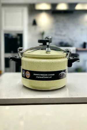 قدر ضغط جرانيت لون بيج 15لتر مع ملحقاتها 