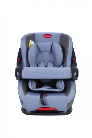 مقعد سيارة للأطفال بحزام أمان لون سماوي