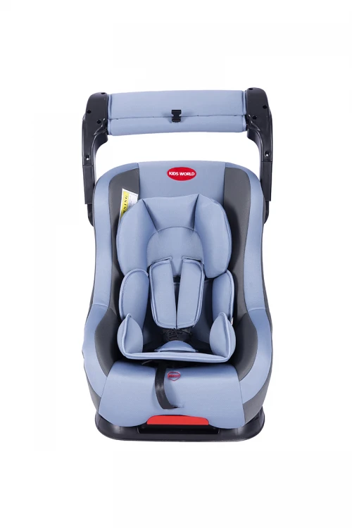 مقعد سيارة للأطفال بحزام أمان لون سماوي