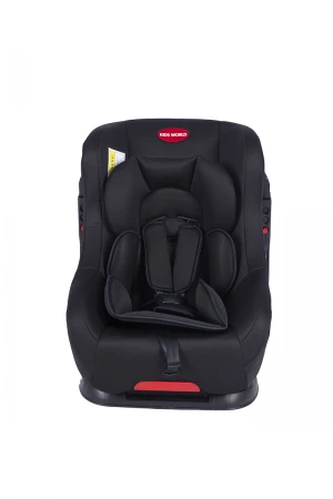 مقعد سيارة للأطفال بحزام أمان لون اسود