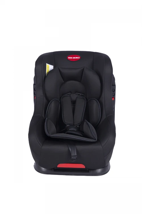 مقعد سيارة للأطفال بحزام أمان لون اسود