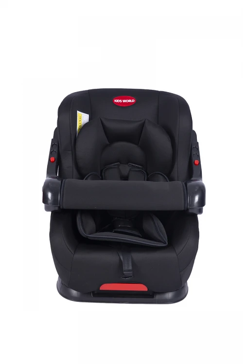مقعد سيارة للأطفال بحزام أمان لون اسود