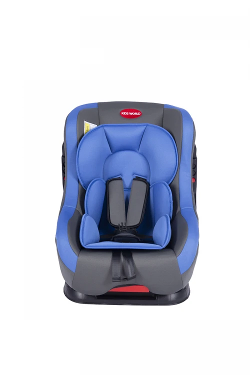 مقعد سيارة للأطفال بحزام أمان لون ازرق