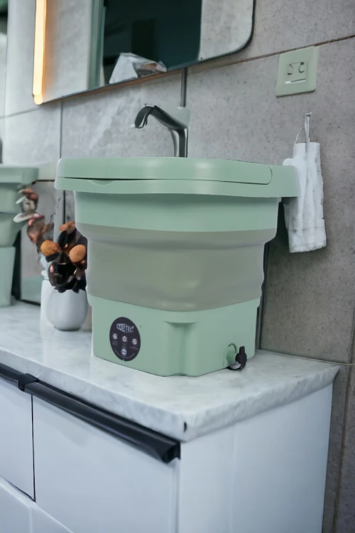 غسالة صغيرة متنقلة تنظيف صحي مصنوعة من البلاستيك سعة 8 لتر