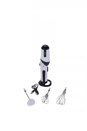 مضرب خفق يدوي 3 في 1 قابل للشحن مع الملحقات ماركة كيون 2200 مللي أمبير