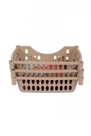 سلة خضار بلاستيك 3 رفوف عجلات متحركة  استخدامات متعددة