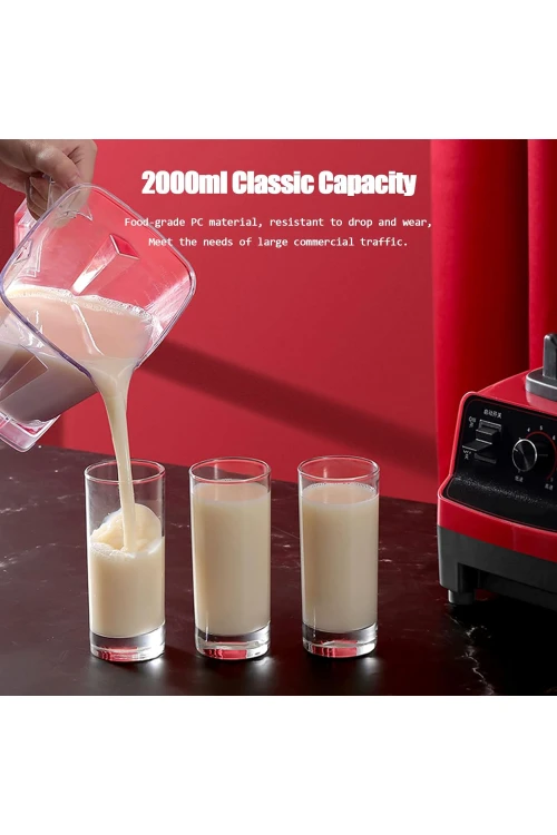 خلاط كهربائي9 سرعات متعدد الاستخدام سعة 2 لتر 4500 واط