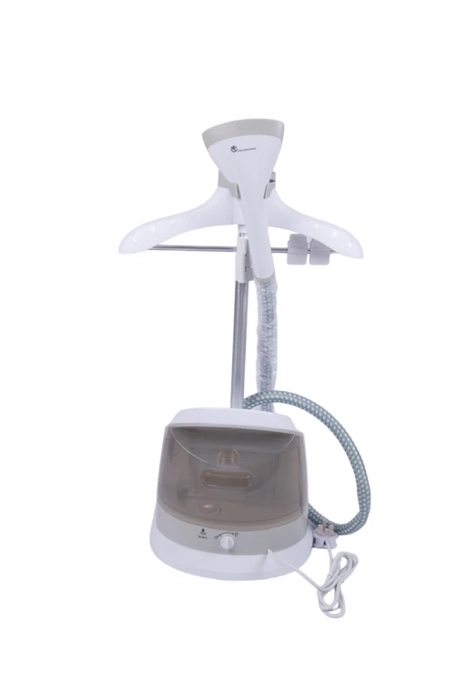 مكواة بخار ملابس عمودية لون ابيض قدرة 1800 واط مع ملحقاتها